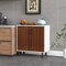 Costway 2-Door Sideboard Buffet Storage Cabinet Kitchen Cupboard with Adjustable Shelf